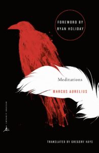 A book cover featuring a stylized red and white bird with sleek lines on a black background.