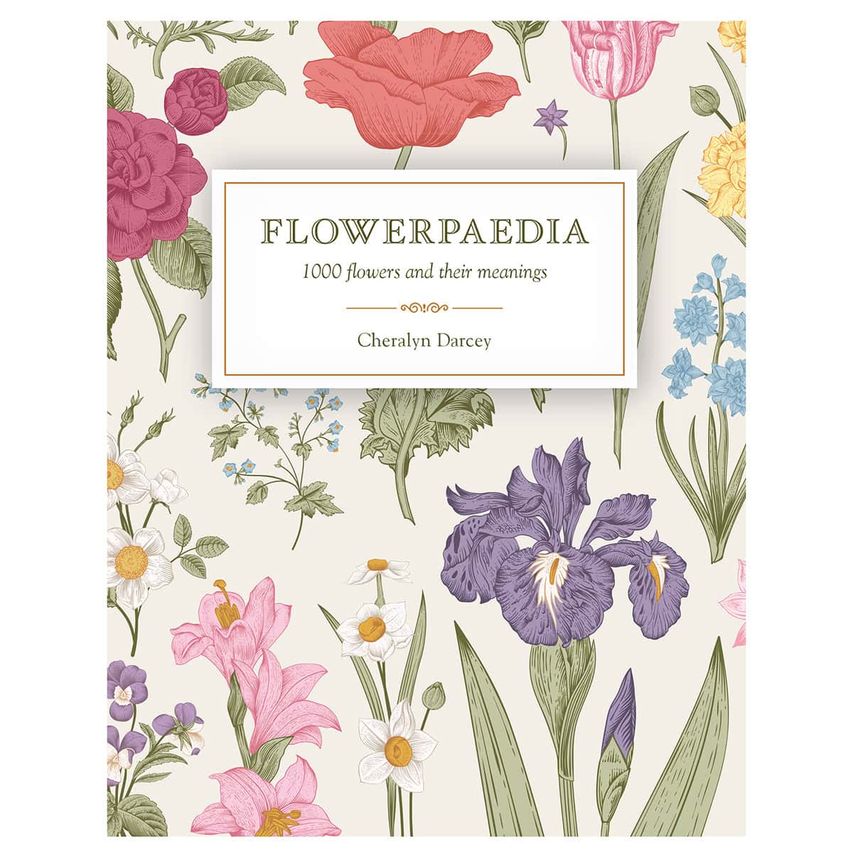 Botanical illustration of various flowers for Celtic spirituality and nature teachings.