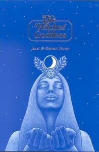 Illustration of a serene woman with a crescent moon and oak leaves, symbolizing Celtic spirituality.