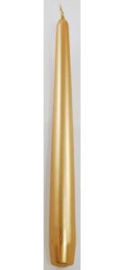 Tall gold candle used in Celtic spiritual practices and rituals.
