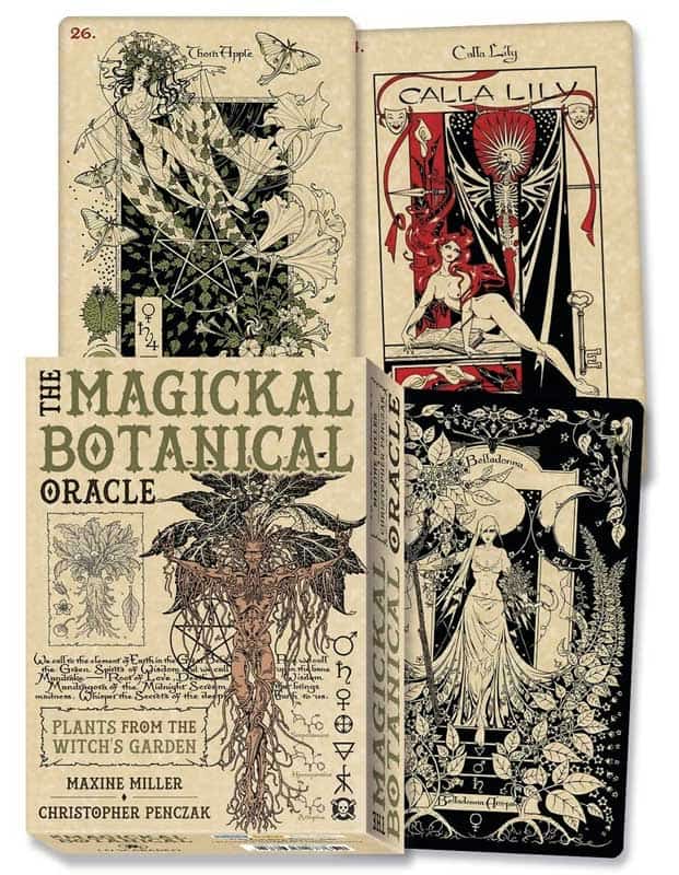 Set of oracle cards inspired by Celtic spirituality, nature, and botanical symbolism.