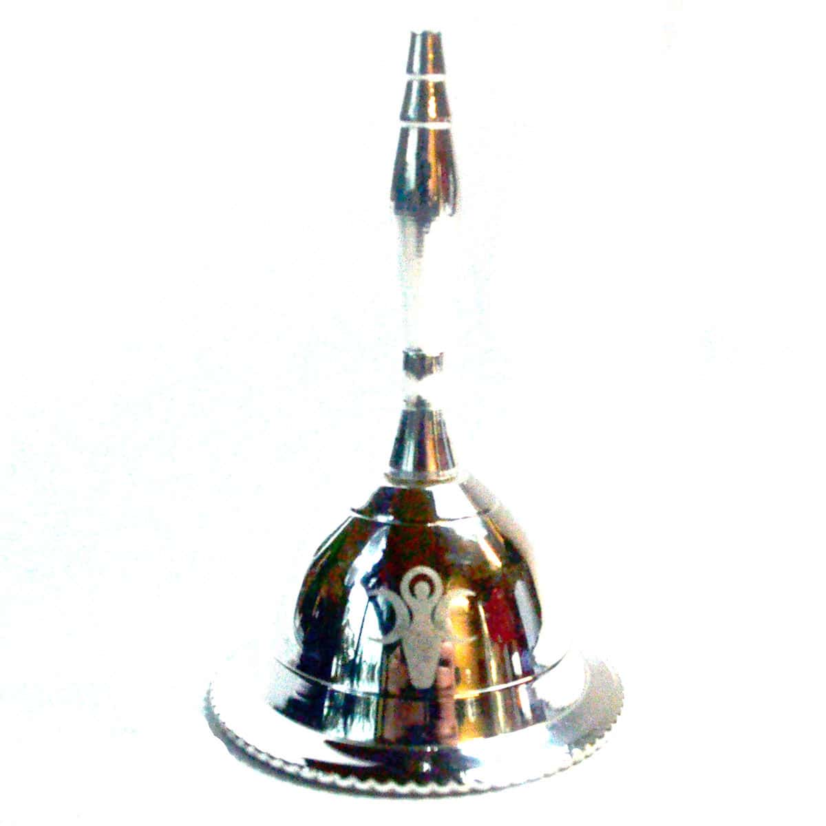Jewelers loupe on a stand, used for detailed examination of small objects.