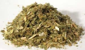 Dried herbal plant material for spiritual or educational use.