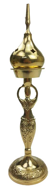 Celtic ritual dagger with ornate handle, used in spiritual ceremonies.