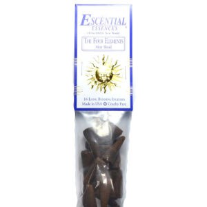 Incense package with four elemental scents for spiritual practice.