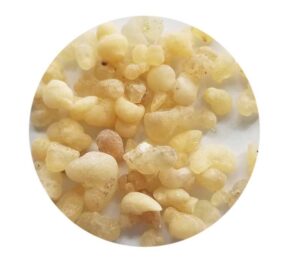 Amber resin pieces used in Celtic spiritual practices and natural healing.