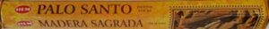 Incense stick with Palo Santo for spiritual cleansing and meditation.