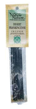 Incense stick labeled Desert Frankincense, used in Celtic spiritual practices and rituals.