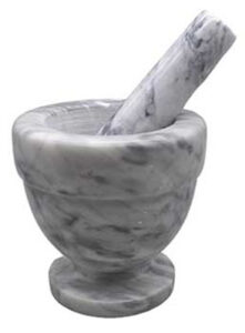 Marble mortar and pestle used in Celtic spiritual practices and natural ceremonies.