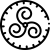 A black and white illustration of a tree with roots and branches, representing Celtic spirituality a.