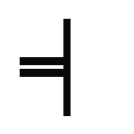 A black and white image of a horned triskelion with three spirals interconnected in a circular design.