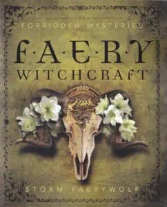 Book cover featuring a goat skull with white flowers, related to Celtic spirituality and nature.