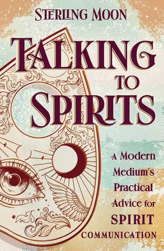 Modern Celtic spirituality book cover with mystical symbols and eye imagery.