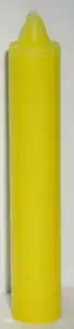 A yellow candle used in Celtic rituals and ceremonies.
