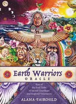 Image of a colorful, detailed illustration featuring spiritual figures, animals, and natural symbols.