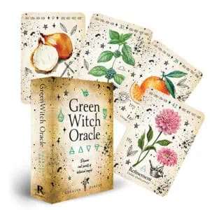 Oracle card set featuring plants, herbs, and nature-inspired imagery for modern Celtic spirituality.