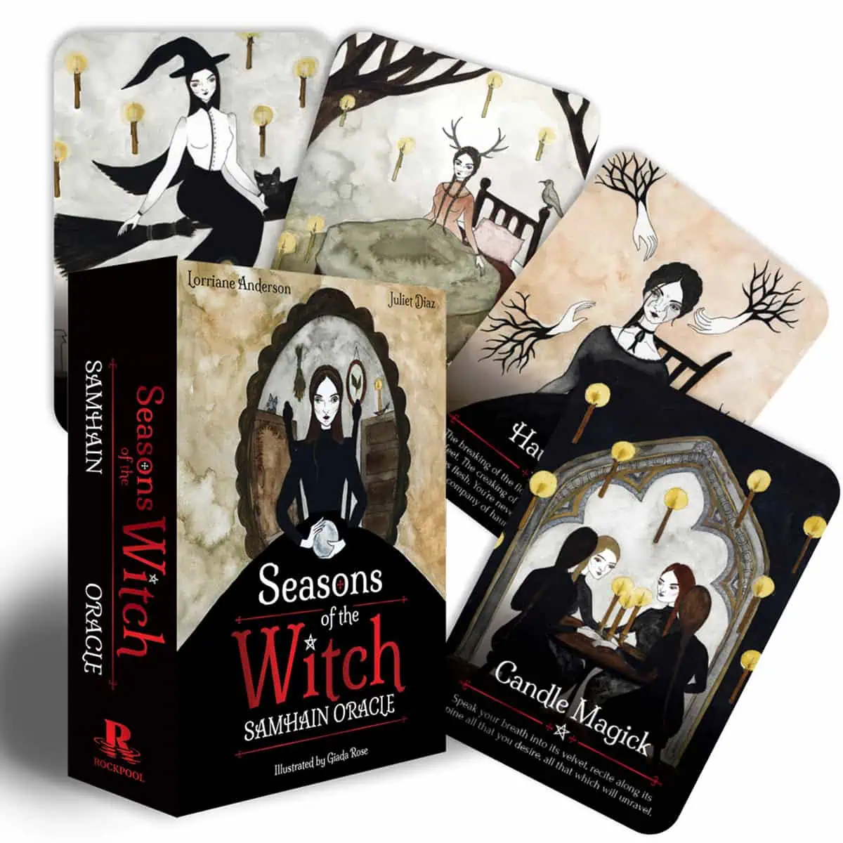 Oracle deck featuring artwork inspired by Celtic spirituality and nature themes.