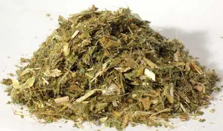 Dried herbal plant material for spiritual or educational use.