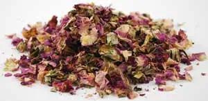 Dried rose petals, suitable for Celtic spirituality, druidry, and nature-based practices.