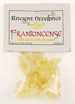 Resin incense for spiritual and ritual use, related to Celtic traditions and nature veneration.
