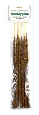 Eucalyptus incense sticks for spiritual and nature practices.