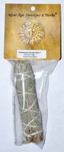 Frankincense sage stick for Celtic spiritual practices and nature veneration.